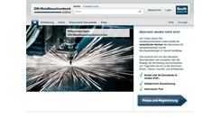 Desktop Screenshot of din-metallbauerhandwerk.de