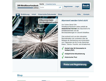 Tablet Screenshot of din-metallbauerhandwerk.de
